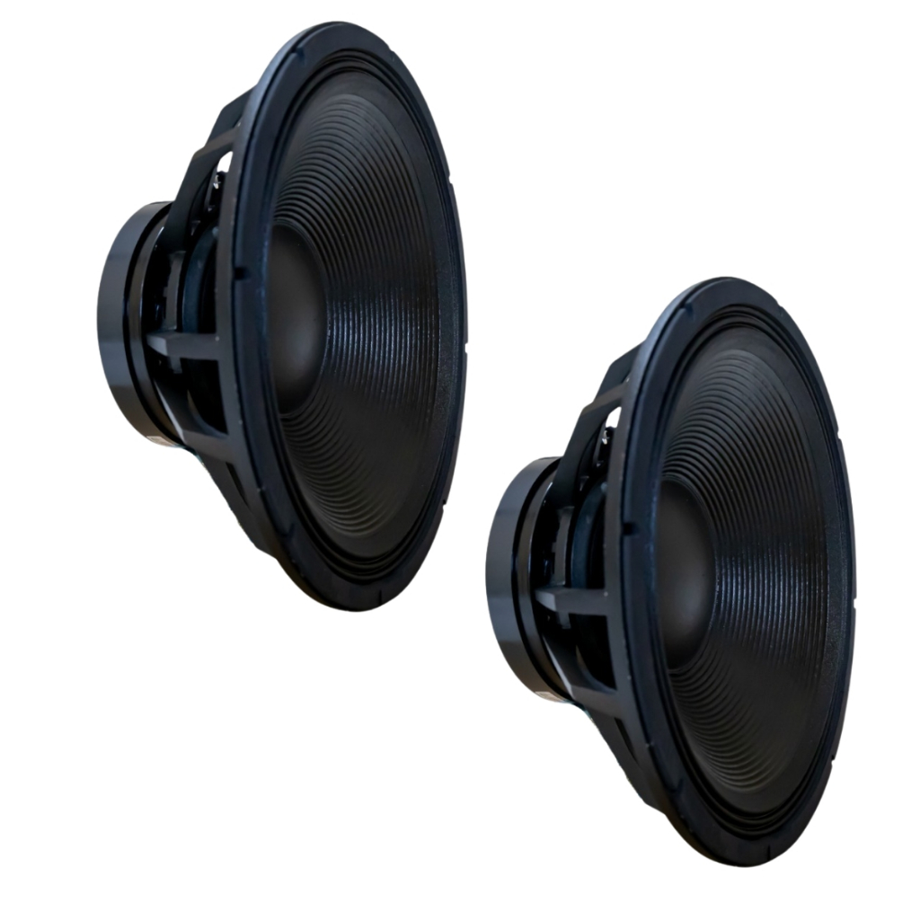 2 Alto Falante Qvs 18 Polegadas 1000rms Subwoofer 8 Ohms Som Automotivo Paredao BOB Som Profissional Line Array