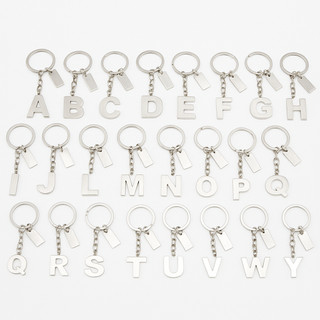 CHAVEIRO DE AÇO INOX LETRAS CHAVEIRO DE NOME CHAVEIRO LETRA INICIAL CHAVEIRO