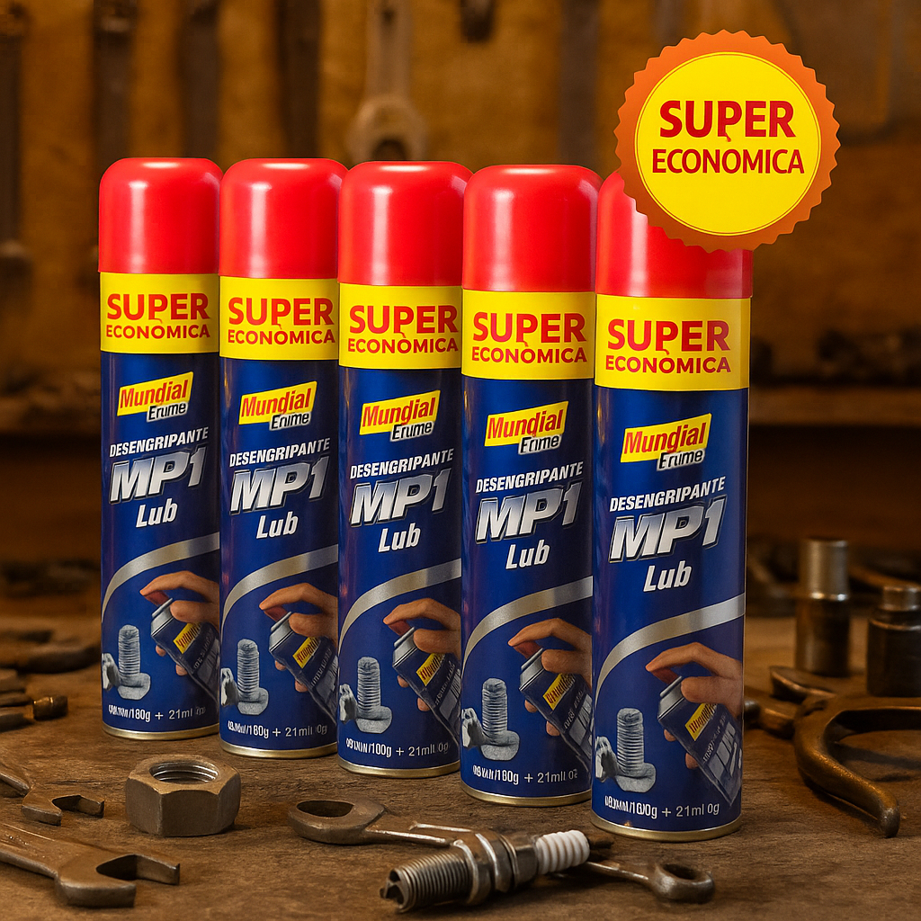 Desengripante Lub MP1 - Mundial Prime- KIT COM 06UN em Oferta na Shopee