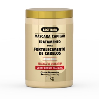Máscara Fortalecimento Quimicamente Tratados Gota Dourada 1 Kg em Oferta na Shopee