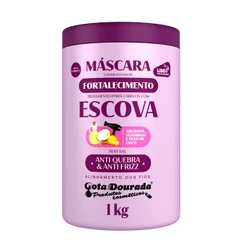 Máscara Fortalecimento Escova Gota Dourada 1 Kg