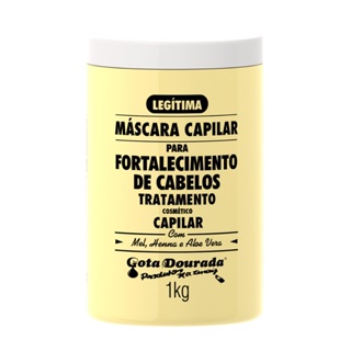 Máscara Fortalecimento Tradicional Gota Dourada 1Kg em Oferta na Shopee