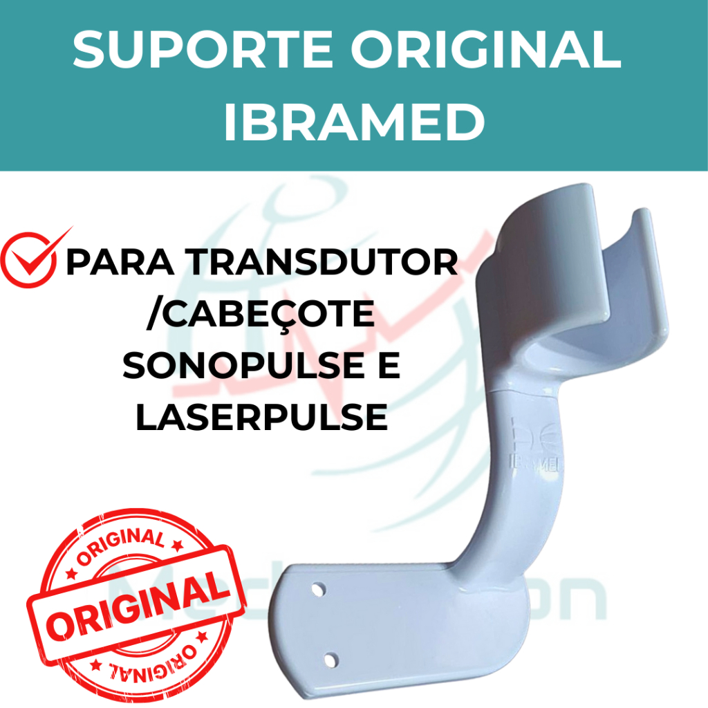 Suporte Original IBRAMED Transdutor Cabeçote Sonopulse Laserpulse Ultrassom Fisioterapia Fixador