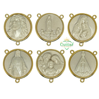 2 peças Camafeu Salve Rainha imagens em relevo 3D R194T em Oferta na Shopee