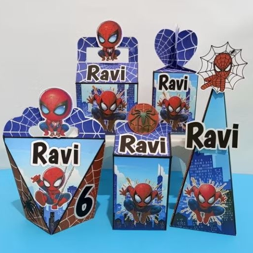 kit caixinhas personalizadas Homem Aranha, lembrancinhas de aniversaio  Homem Aranha, Homem Aranha..