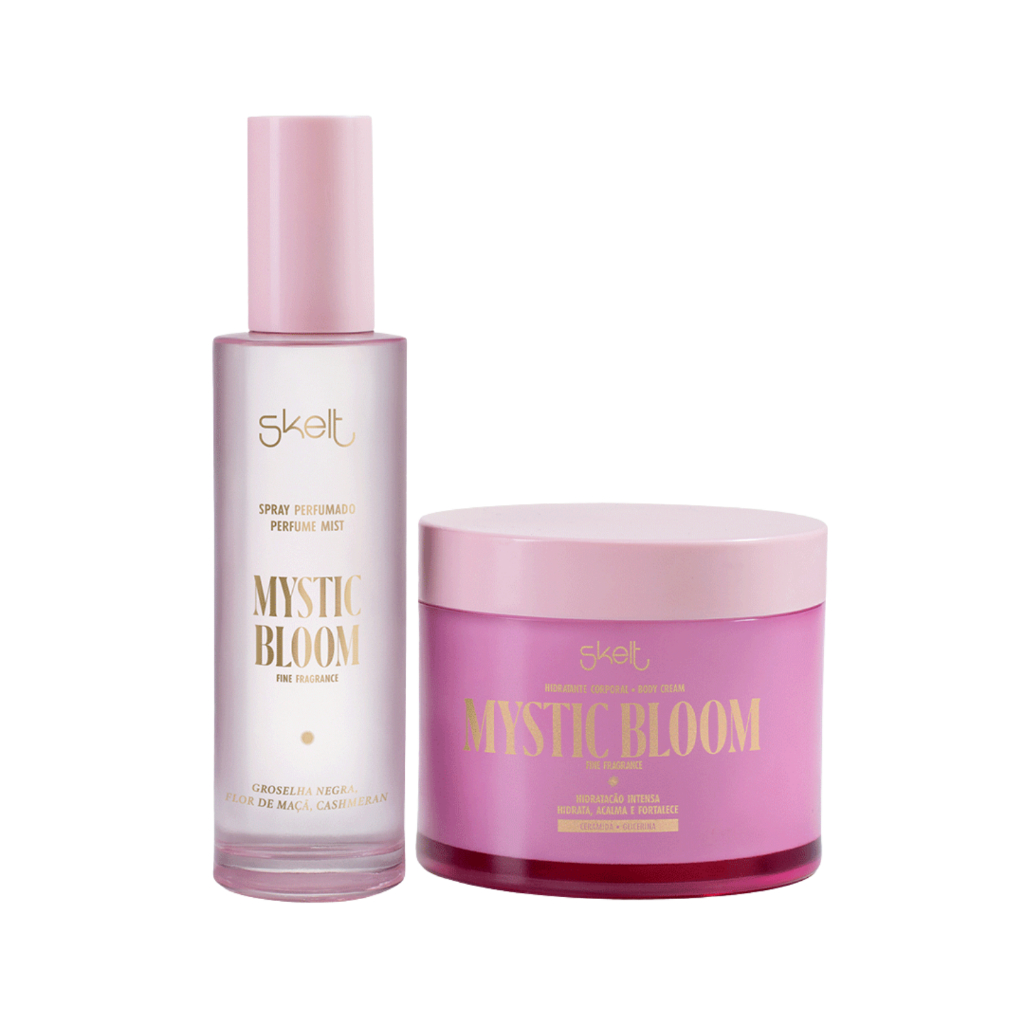 Kit Mystic Bloom Creme Corporal e Perfume Mist Body Splash Skelt