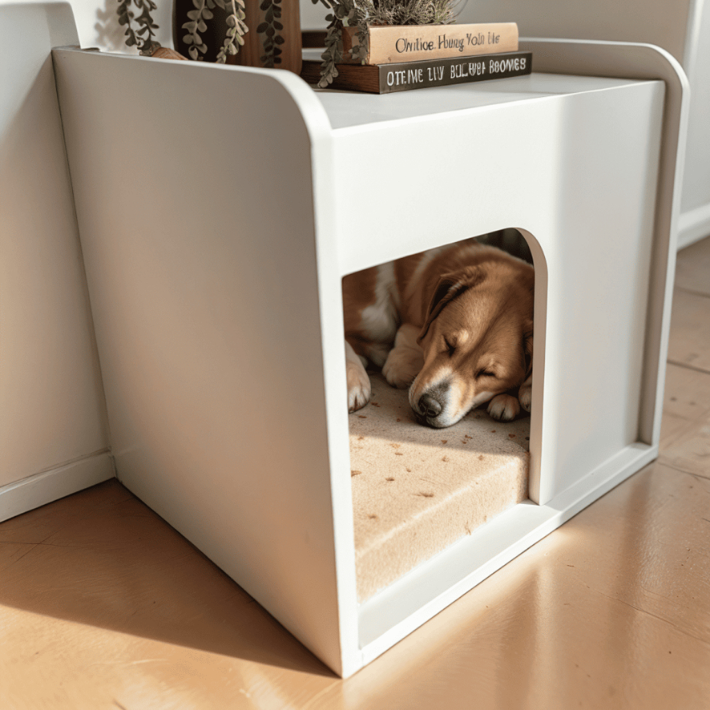 Mesa de cabeceira cama pet cães 45x45x40 Branco + Brinde Colchãozinho em Oferta na Shopee