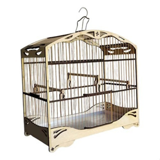 GAIOLAS SIMPLES COLEIRO MARFIM FOSCO FEITA A LASER em Oferta na Shopee