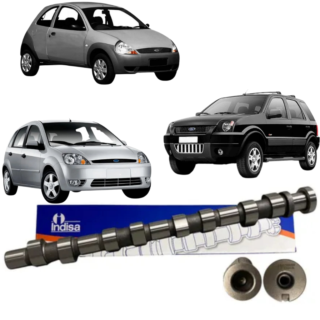 Eixo de Comando Para Ford Ka Fiesta Ecosport Motor Zetec Rocam 1.6 8v 2002 2003 2004 2005 2006 2007 em Oferta na Shopee