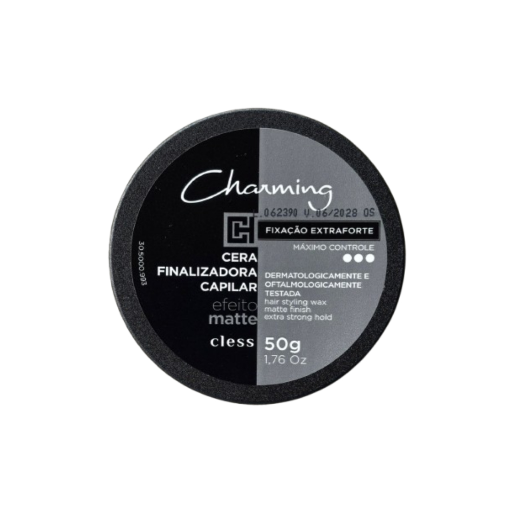 Cless Charming Cera Finalizadora Fixação Extra Forte Efeito Matte 50g