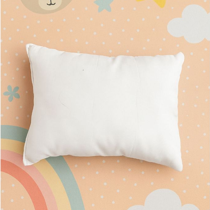 Travesseiro Bebê Infantil Para Berço Antialérgico Super Macio 30x40cm