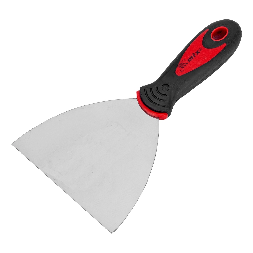 Espátula de Inox 12cm MTX Rígida Cabo de Plástico
