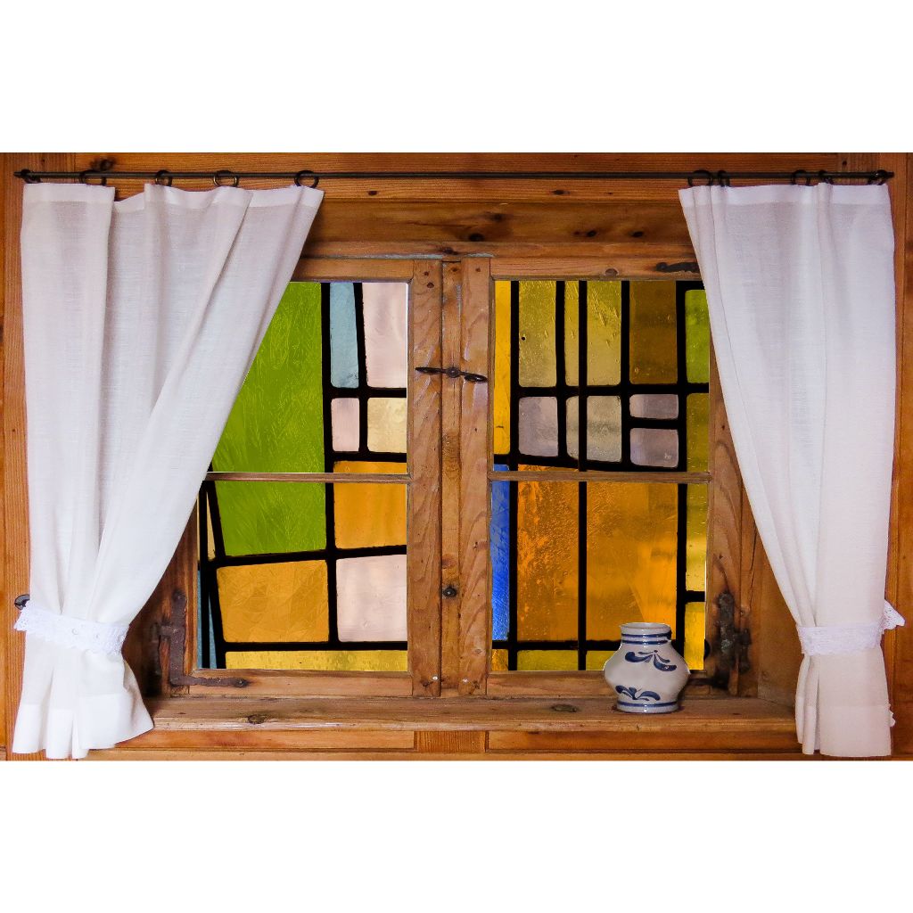 Vitral Adesivos Para Vidro Porta Janela Aleatórios geométricos 96x50cm fundo transparente em Oferta na Shopee