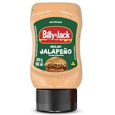 BILLY & JACK Molho Jalapeno Billy & Jack 200g em Oferta na Shopee
