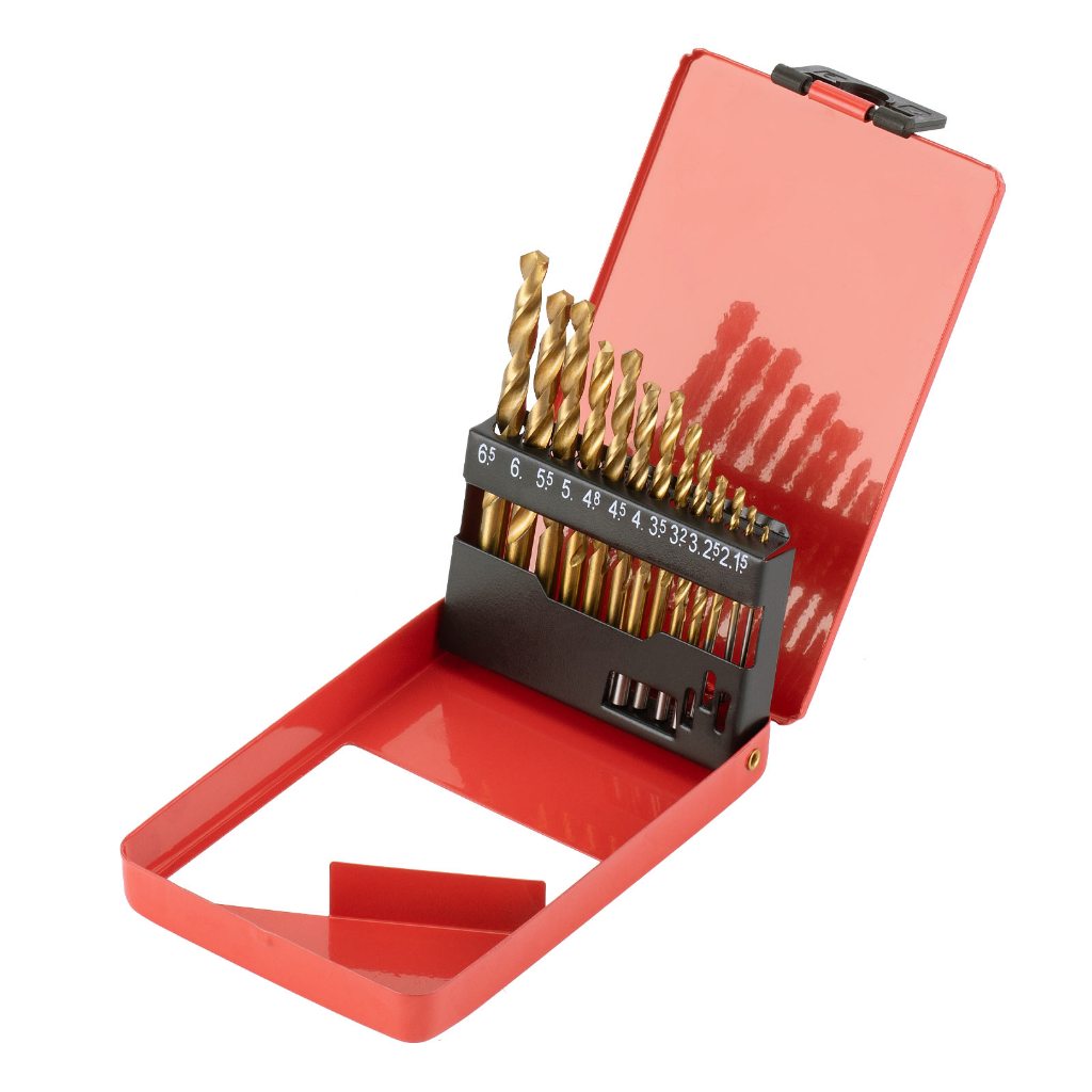 Jogo de Brocas Aço Rápido 1,5 a 6,5mm MTX para Metal com 13 Peças em Oferta na Shopee