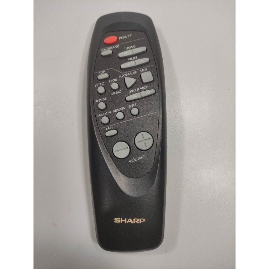 Controle Remoto Som 1 Cd Sharp Cr-0027 7hr (Usado) ok