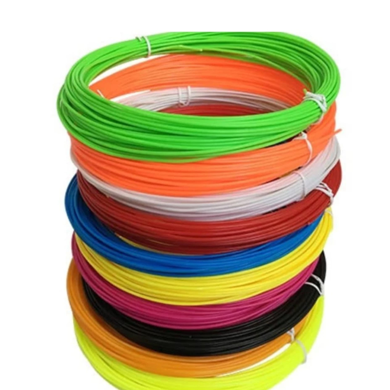 Kit Refil Filamentos PLA para caneta 3D e Impressora 3D 100 metros 10 cores