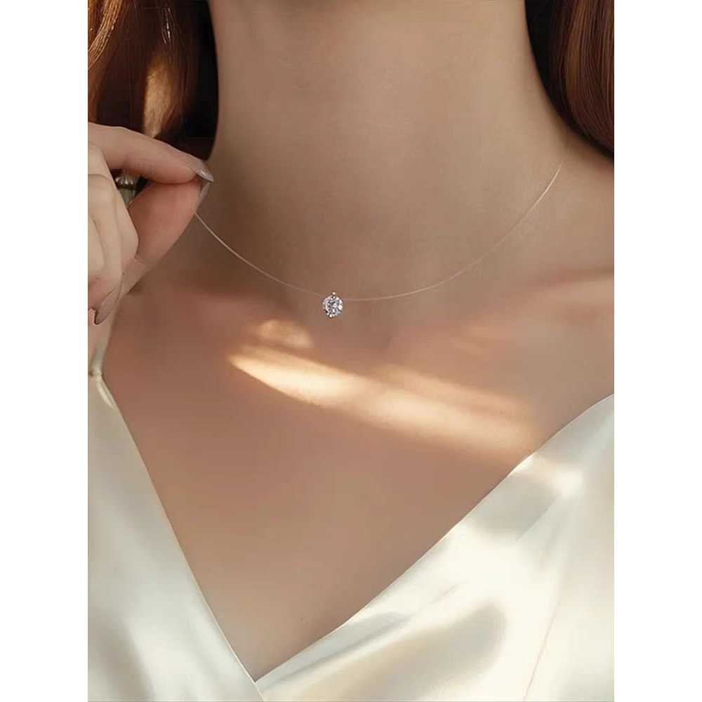 Kit 12 Colar Ponto de Luz Gargantilha Pingo de Luz Bijuteria cor Cristal em Oferta na Shopee