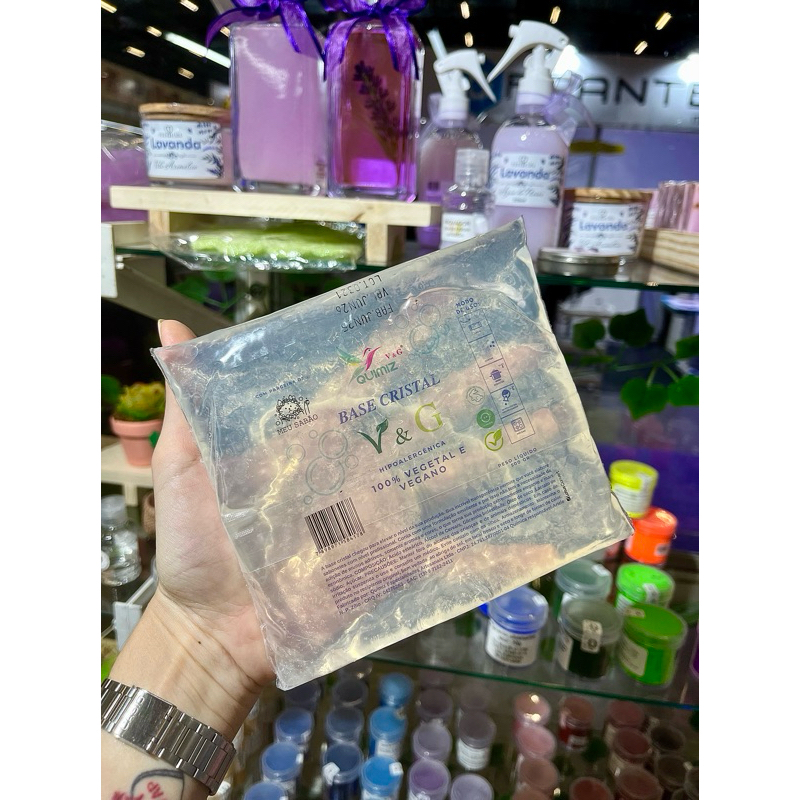 Base cristal Meu Sabão & V&G- 500g em Oferta na Shopee