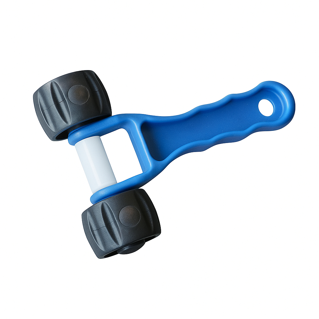 Massageador Manual Magnético Duplo Azul Único - Terumi