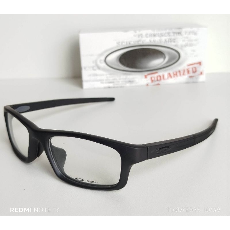EXCLUSIVA ARMAÇÃO PARA OCULOS DE GRAU CROSS LINK ACETATO FULL BLACK  HASTE REMOVIVEL