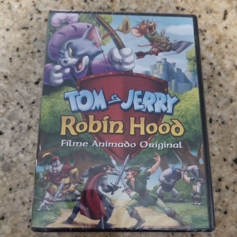 DVD 'Tom e Jerry - Robin Hood' (Filme Animado Original) Lacrado.