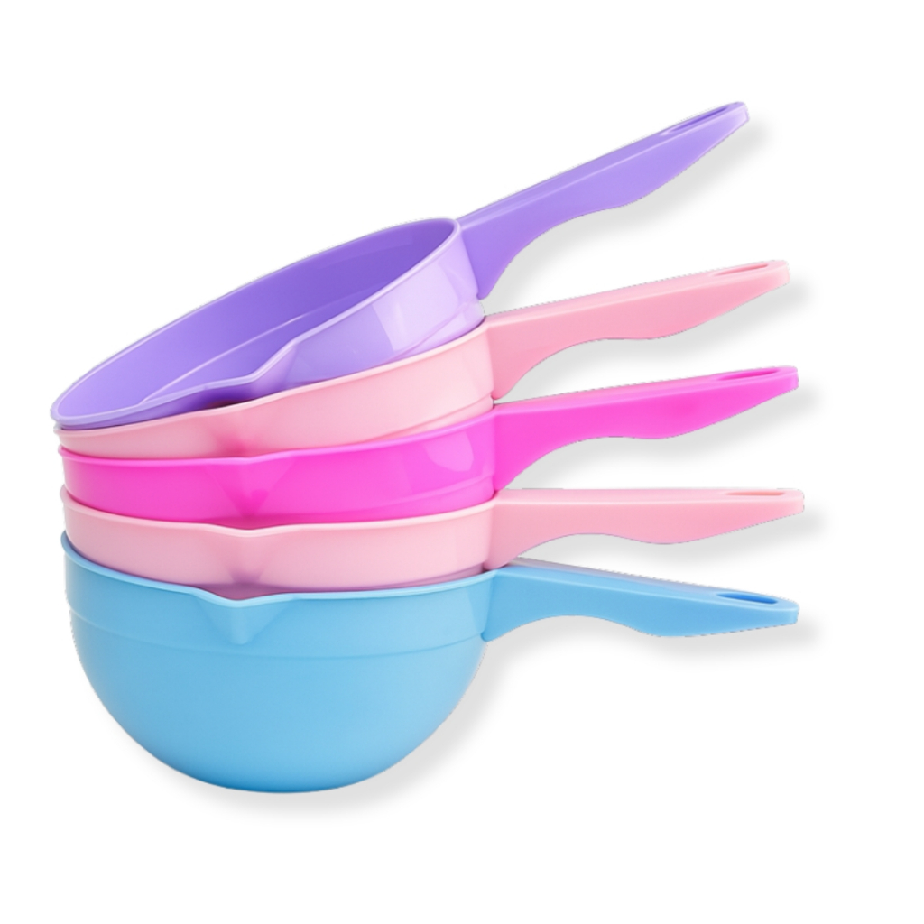 Panelinha Multiuso 850ml com Bico Dosador + Brinde Kit Mini Espátula para Confeitaria 4 Unidades