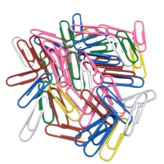 Kit com 2 Caixas com 80 Unidades de Clips Metal Colorido 28mm Clipes Prendedor Papel em Oferta na Shopee