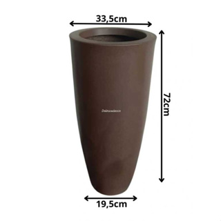 Vaso de Planta Decorativo Reciclável em Polietileno , Coluna Ibiza  Cód. 146 em Oferta na Shopee