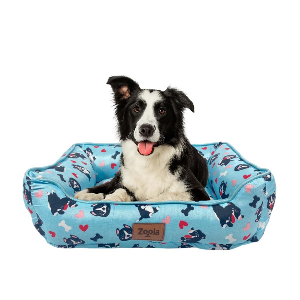 Cama Para Cachorro Gato Porte Grande Lavável Modelo de Luxo Zoola Pet 75x60 Antifriagem Barato!