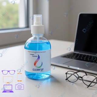 LIMPA LENTES DE ÓCULOS com 250 ml Grande em Oferta na Shopee