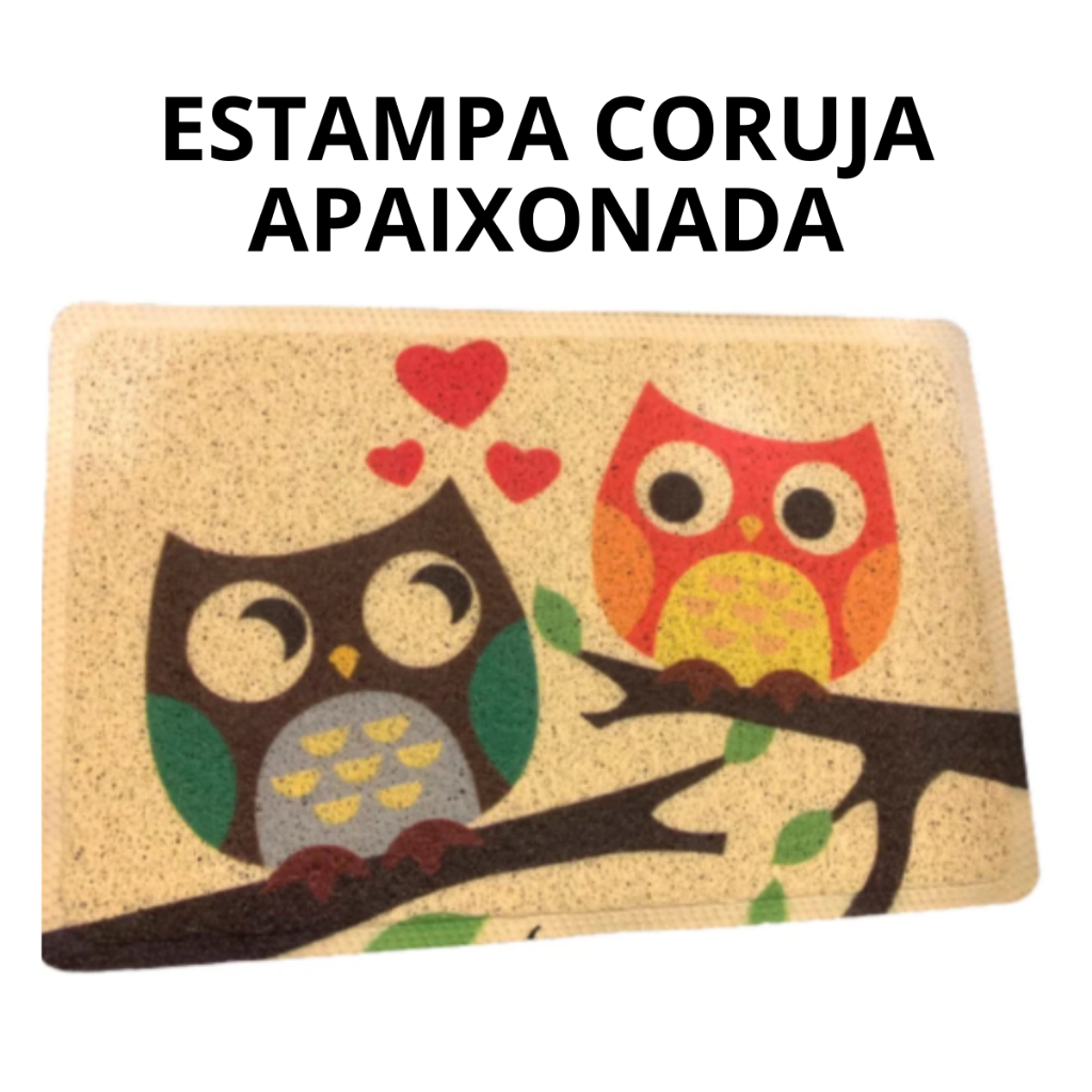 Tapete de Entrada Capacho Bem Vindo Antiderrapante