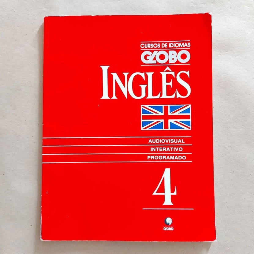 Livro Curso De Idiomas Globo Inglês 4 (em Branco) 1991