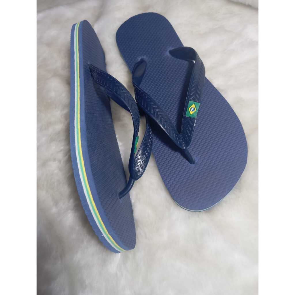 1 Chinelo ou Kit com 2 Chinelos de dedo modelo bandeirinha, várias cores, Masculino e Feminino - Solado antiderrapante — imagem 2 de 2