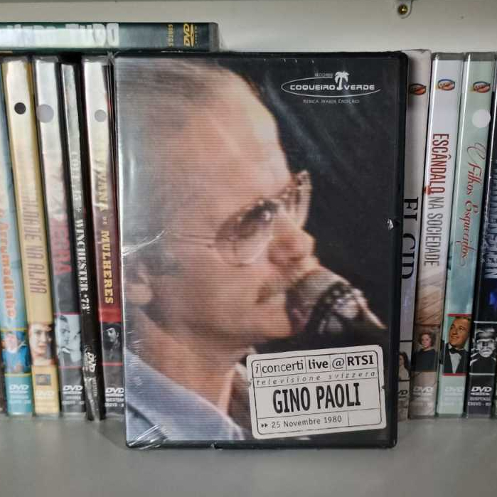 DVD GINO PAOLI - CONCERTI LIVE - 1980 (LACRADO)
