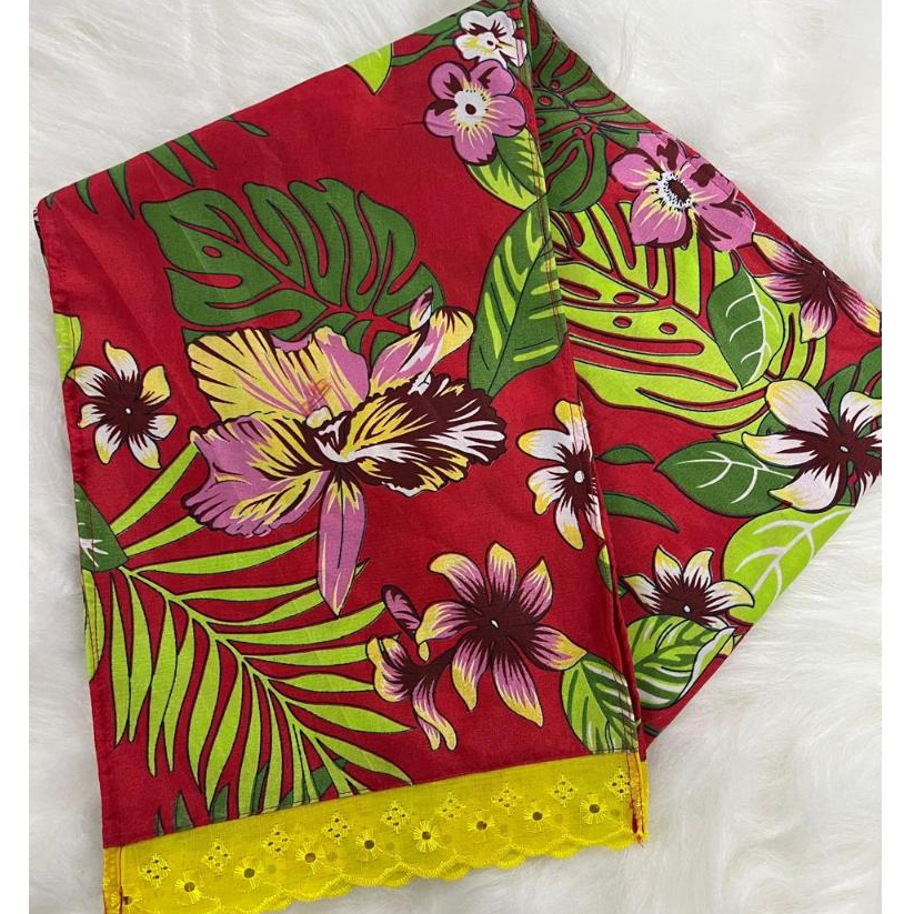 Pano de Cabeça Reto Ojá Estampado Umbanda Candomblé