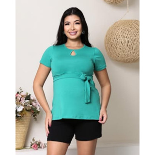 Bata blusinha para linda gestante REF 04 em Oferta na Shopee
