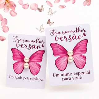 50 Pares de Brincos de Perola / tag mimo ao cliente em Oferta na Shopee