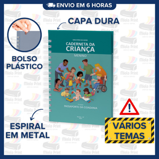 Caderneta de Vacinação MENINO – Modelo SUS Atualizado | Capa Dura Fofa e Delicada em Oferta na Shopee