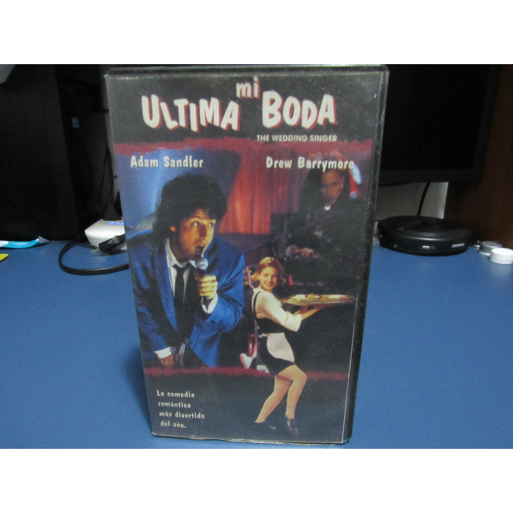 Fita VHS Filme Afinado no Amor - La ultima boda *Adam Sandler* Wedding Singer *Espanhol( Importado