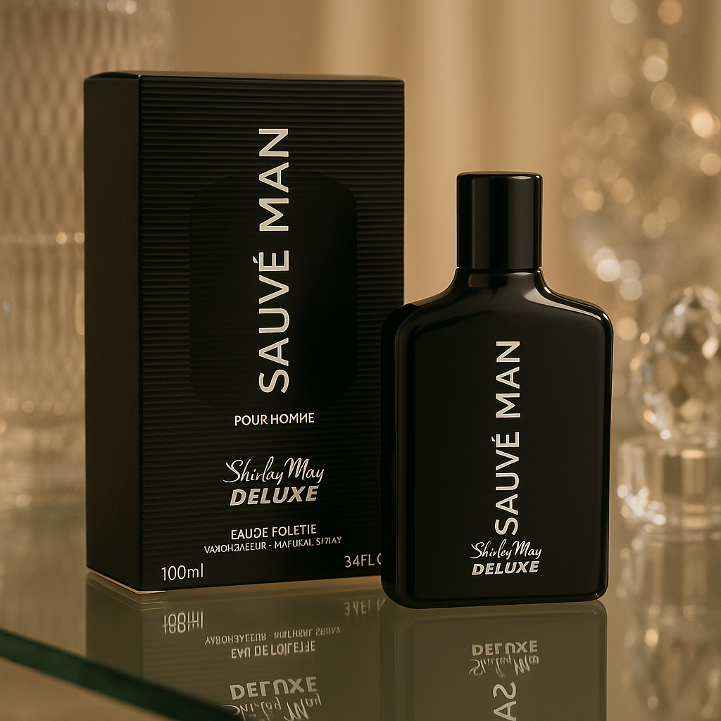 Perfume Shirley May Deluxe Sauvé Man Eau de Toilette Masculino 100ml - PRESENTE DIA DOS PAIS - PERFUME ÁRABE