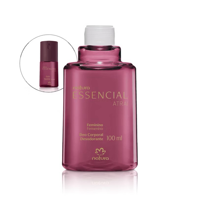 Refil Desodorante Corporal Essencial Atrai Feminino 100 ml