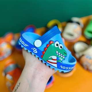Sandália Babuche dinossauro masculino infantil menino confortável fofo chinelo bebê antiderrapante em Oferta na Shopee