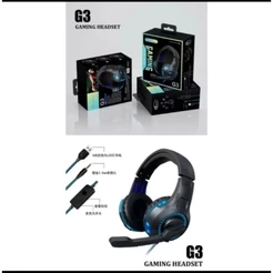 Fone de Ouvido headset Gamer G10/KA-753/G3/SEZ-881/KA-9007 para jogos filmes com microfone micro Headphones Celular PC