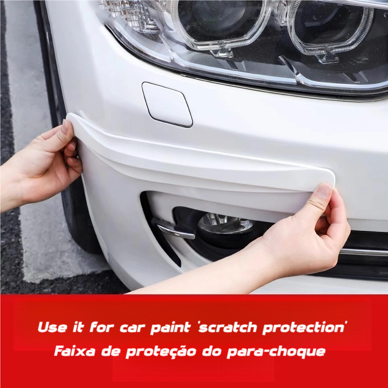 Novo 2pçs Protetor De Pára-Choques Para Carro Canto Tiras Arranhões Lâmina Anticolisão Acessórios Automáticos