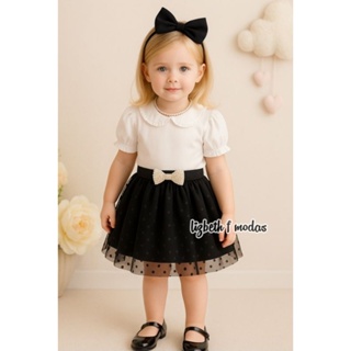 Saia tule infatil moda evangelica menina em Oferta na Shopee