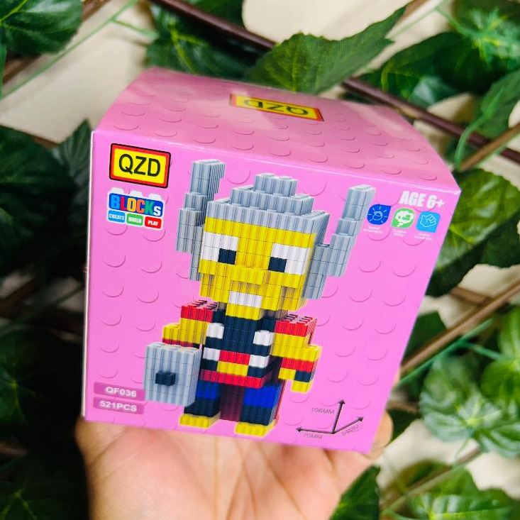 Mini Blocos de Montar Thor Marvel 557 Peças Blocos De Montar Brinquedos Diversão Desenho Bricks