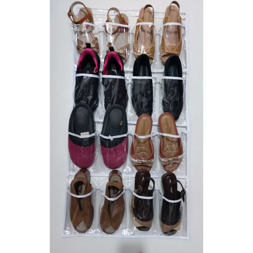 organizador de sapatos com 8 pares
