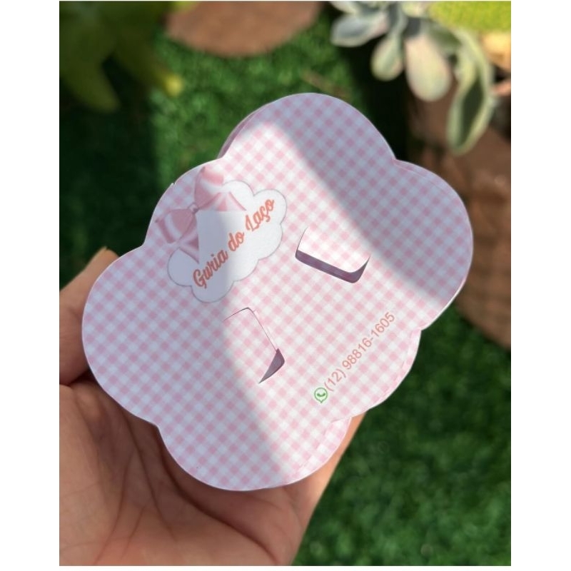 100unid tag nuvem personalizada em Oferta na Shopee