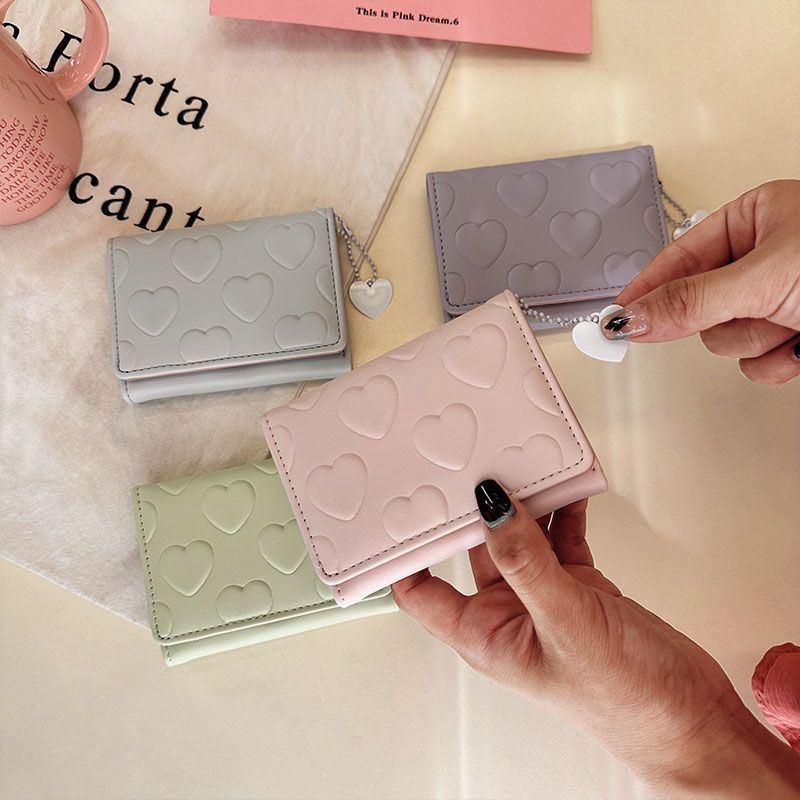 Quente Nova Mini Carteira Para Mulheres Curto Bonito WT-L005